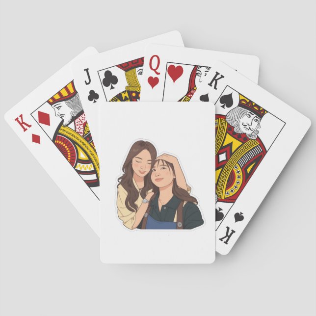 LinDy (GL pair) Playing Cards (Back)