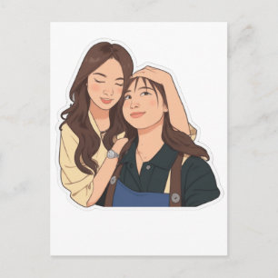 LinDy (GL pair) Postcard