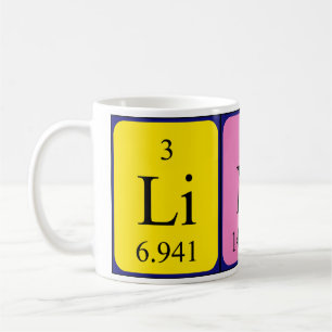 Lindy periodic table name mug