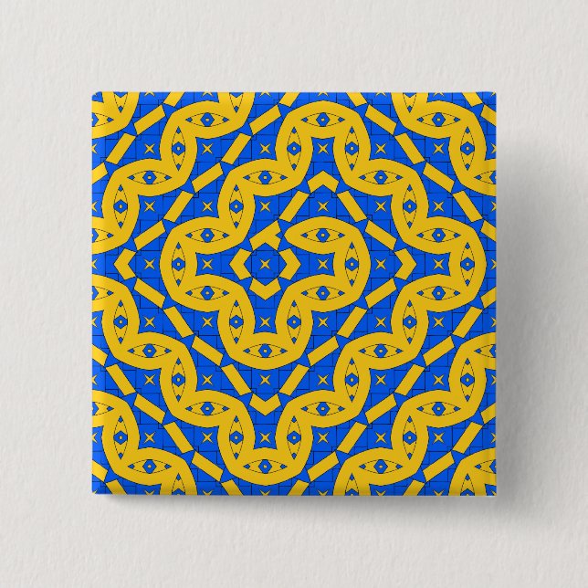 line 15 cm square badge (Front)