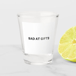 Line 7 of I, Sinkhole Shot Glass