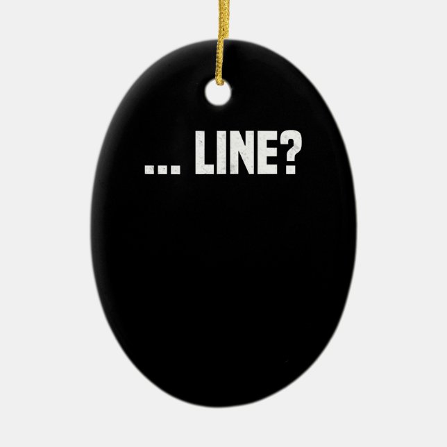 Line Actress Acting Drama Acter Actor Actress Ceramic Tree Decoration (Front)