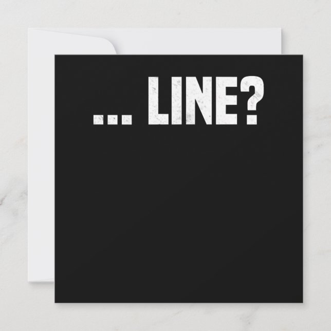 Line Actress Acting Drama Acter Actor Actress Thank You Card (Front)