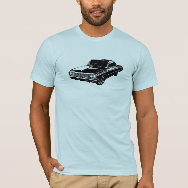 Line art 1964 Chevrolet Impala t-shirt (Front)