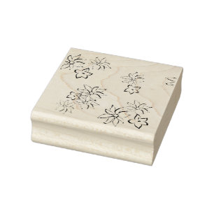 Line art, Catskill White, Fantasy Wood Art Stamp