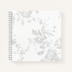 line art Design Spiral Notebook