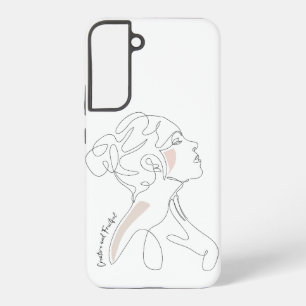 Line Art drawing - Creative and Fruitful Samsung Galaxy Case