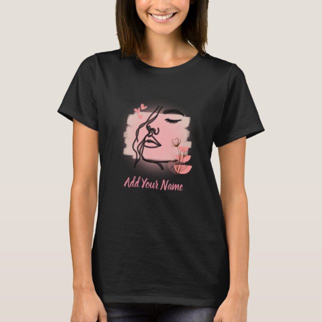 Line art Face Tshirt (Front)
