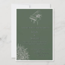 Line Art invitation card