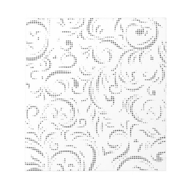 Line art, Kangaroo, Ghost Magnetic Notepad (Front)