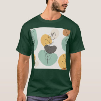 Line Art Muted Color T-Shirt