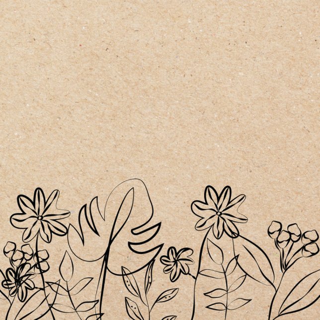  Line Art on Kraft Paper  Case-Mate iPhone Case (Line art)