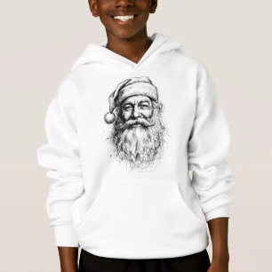 Line Art Santa Claus