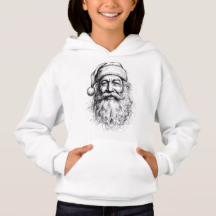 Line Art Santa Claus