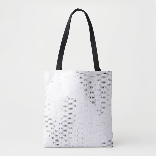 Line art, Seashell, Harp Tote Bag (Front)
