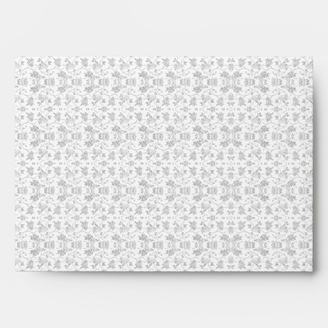 line art, Snow Drift, Vista White Envelope (Front)