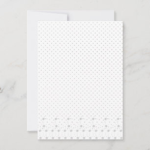 Line art, White Lilac Invitation