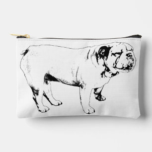 line charm carry, bulldog accessory pouch