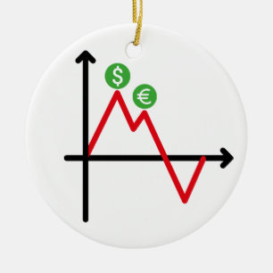 line chart forex exchange ceramic tree decoration