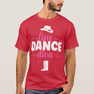 Line Dance Diva Western Country Dancing product T-Shirt