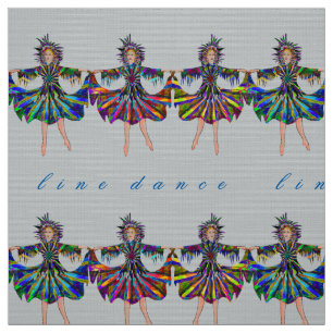 line dance fabric