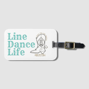 Line Dance Life Tote Bag Luggage Tag
