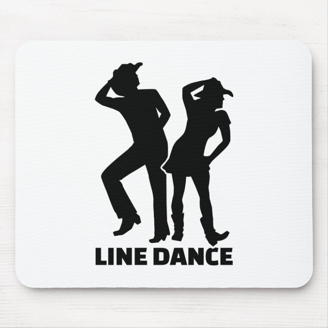 Line dance mouse pad (Front)