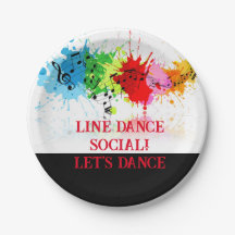 LINE DANCE PLATES