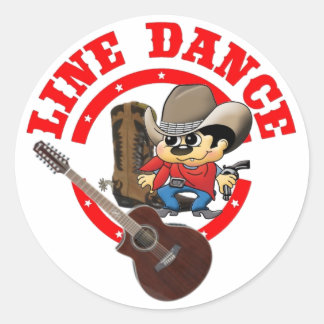 Line Dance sticker Roy Large