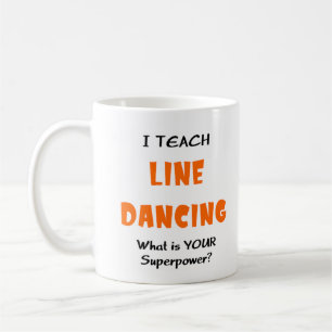 line dance teach coffee mug