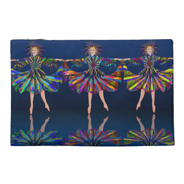 line dance travel accessory bag (Back)