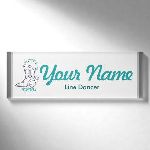 Line Dancer Name Tag