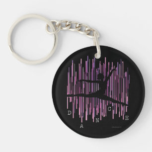 Line Dancer (v4) Key Ring