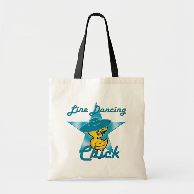 Line Dancing Chick #7 Tote Bag (Front)