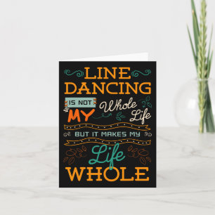 Line Dancing Choreographed Dance Teacher Group Dan Card