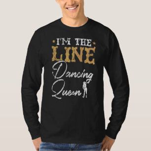 Line Dancing Country Western Dance Cowgirl Dancer T-Shirt