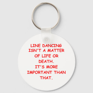 line dancing key ring
