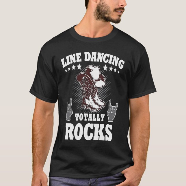 Line dancing Line Dancer Line Dance 1 T-Shirt (Front)
