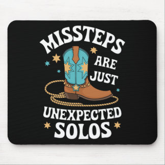 Line Dancing Missteps Are Just Unexpected Solos Li Mouse Pad
