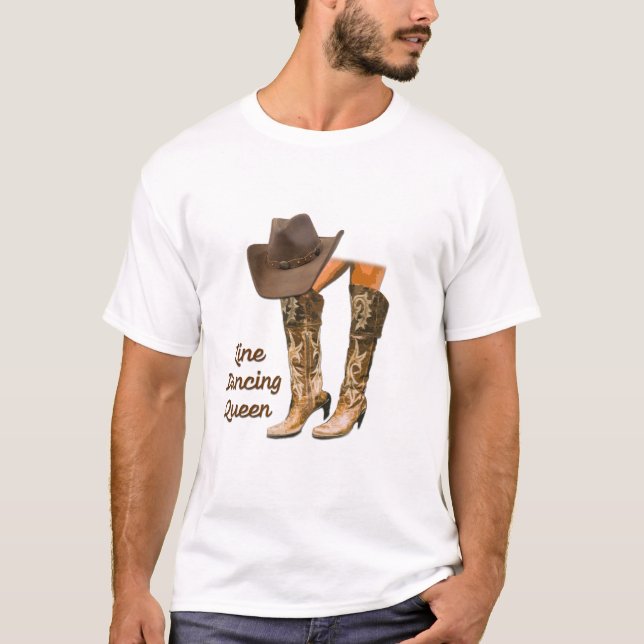 line Dancing Queen     T-Shirt (Front)