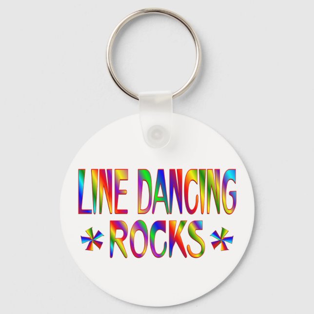 Line Dancing Rocks Key Ring (Front)
