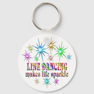 Line Dancing Sparkles Key Ring