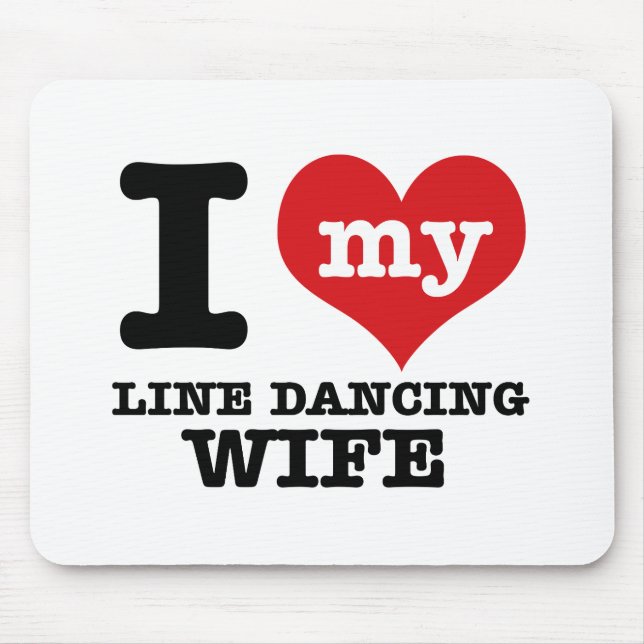 Line dancing Wife Mouse Pad (Front)