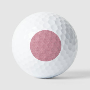 Line Geometry: Modern Vintage Texture Golf Balls