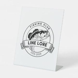 Line Lore Pedestal Sign