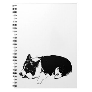line note calm, corgi notebook