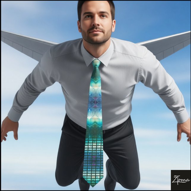  Line nuclear explosion ful Neck Tie (Creator Uploaded)