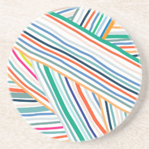 Line Pattern Coaster