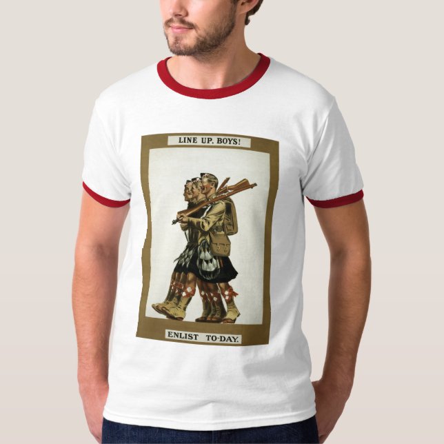 Line Up Boys T-Shirt (Front)