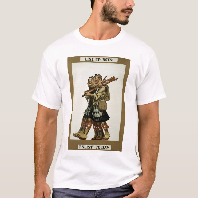 Line Up Boys T-Shirt (Front)
